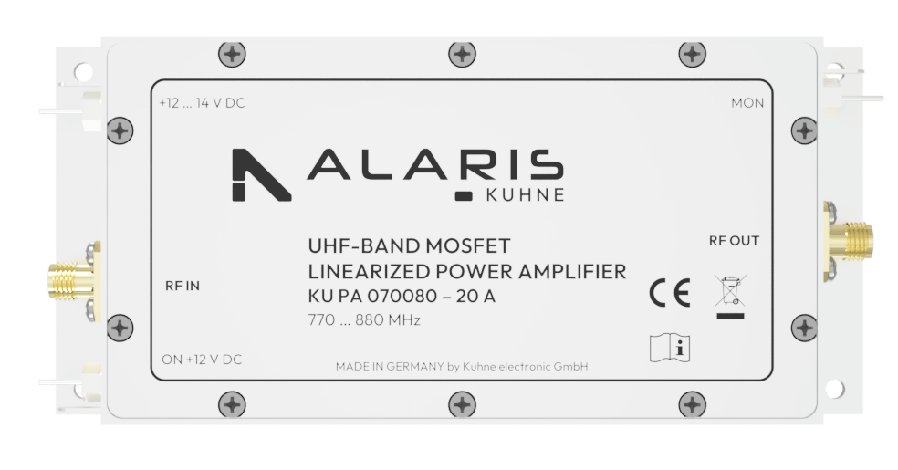 RF Power Amplifier, 770 ... 880 MHz, 20 W (KU PA 070080 - 20 A)